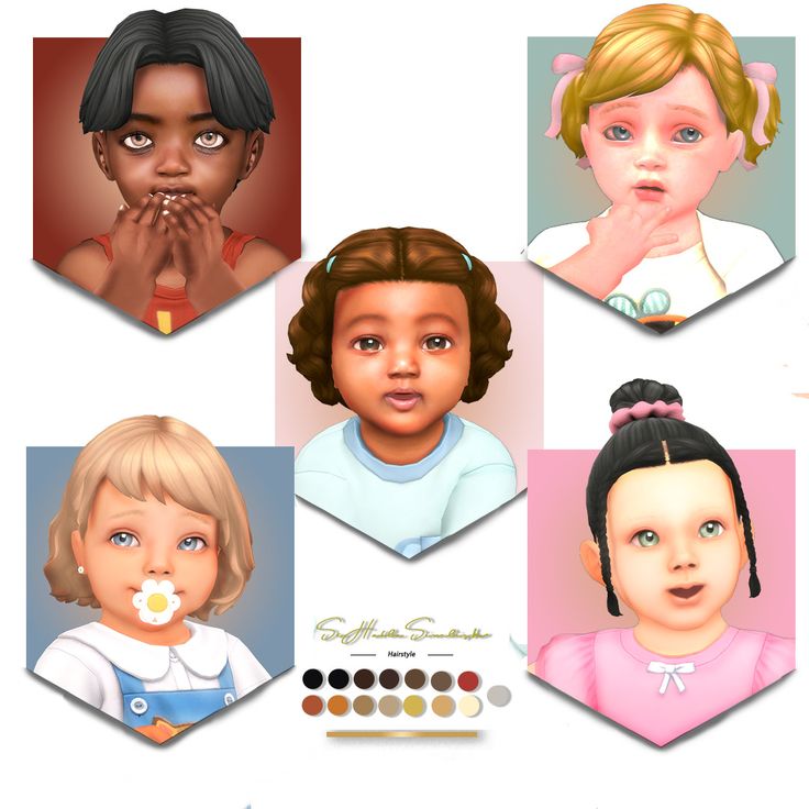 best infant hair cc sims 4