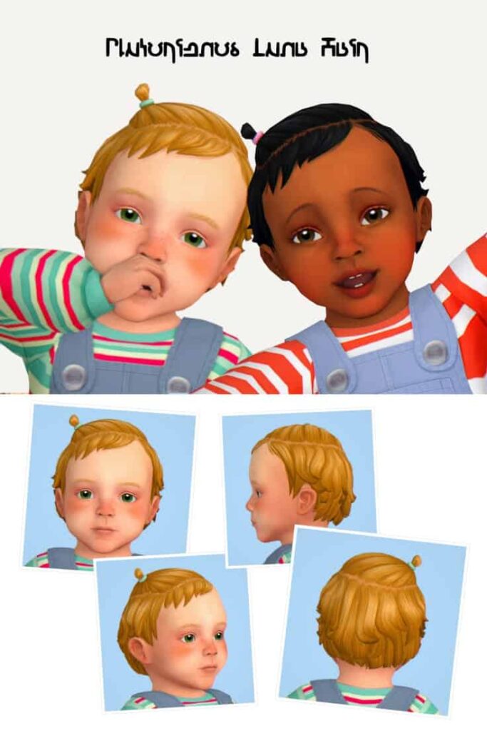 best sims 4 infant cc hair