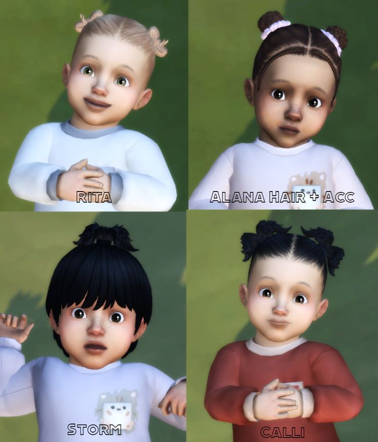 best sims 4 infant cc hair