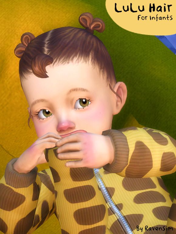 cutest sims 4 infant hair cc