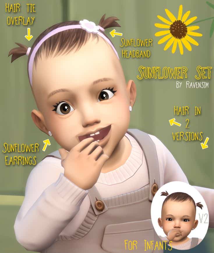 infant hair cc