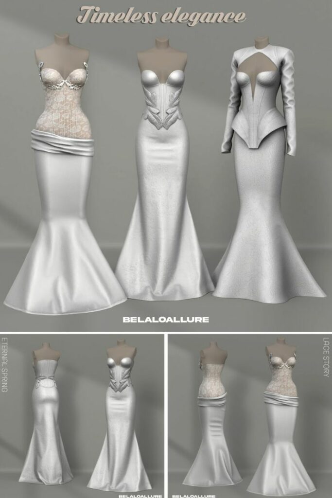 latest sims 4 wedding dress cc