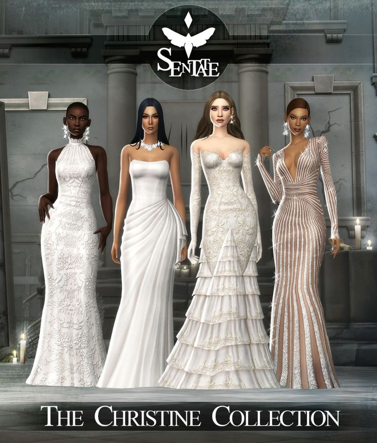 latest wedding dress cc sims 4