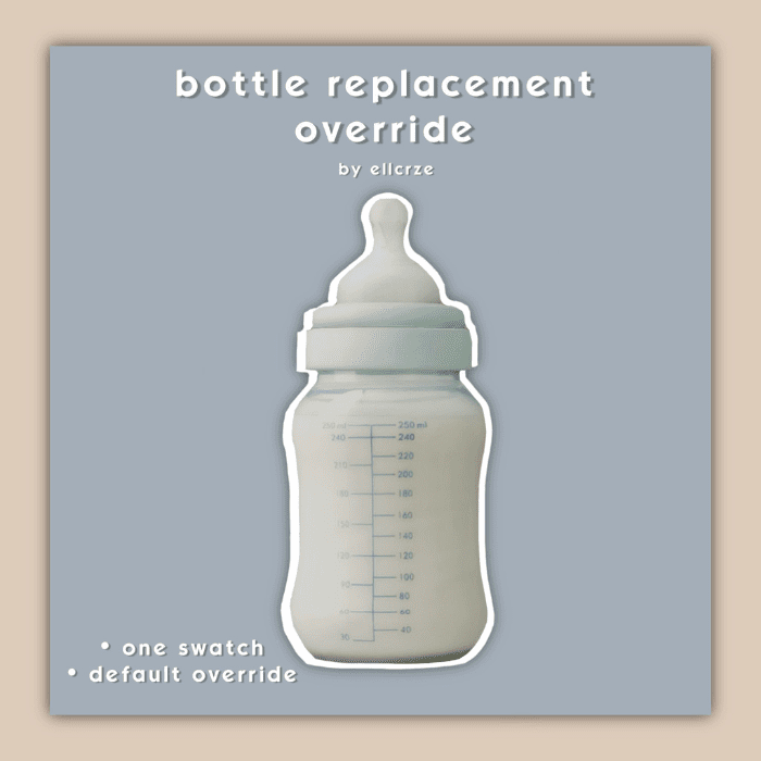 sims 4 better bottle replacement mod
