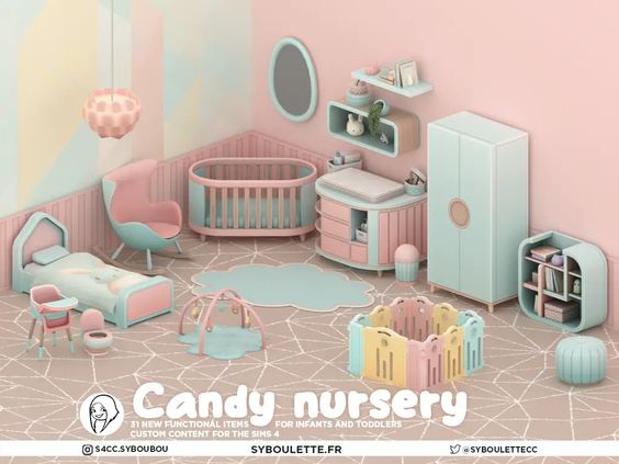 sims 4 functional nursery cc