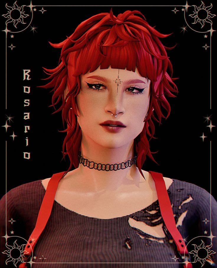 sims 4 grunge hairstyle