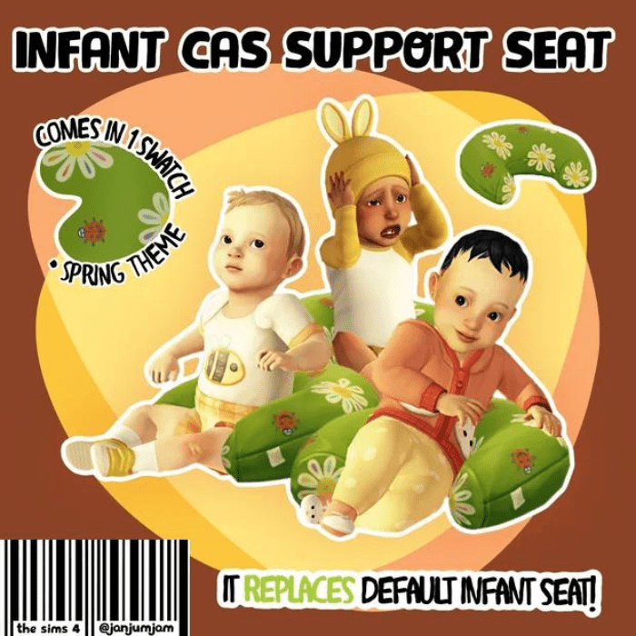 sims 4 infant CAS Seat