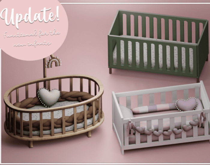 sims 4 infant cribs