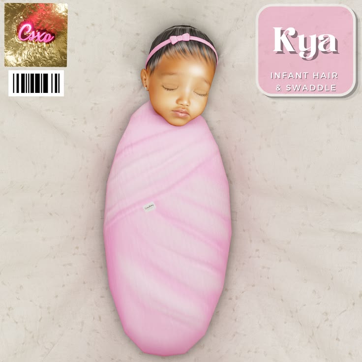 sims 4 infant hair and swaddle cc