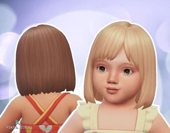 sims 4 infant hair with bangs