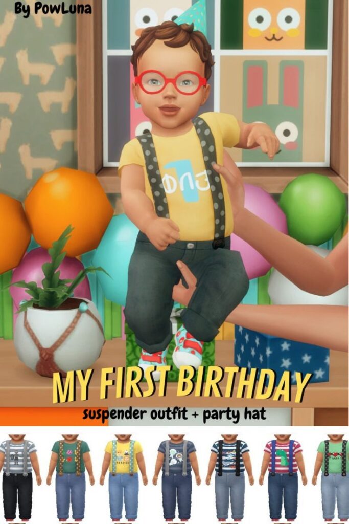 sims 4 infant outfit and hat