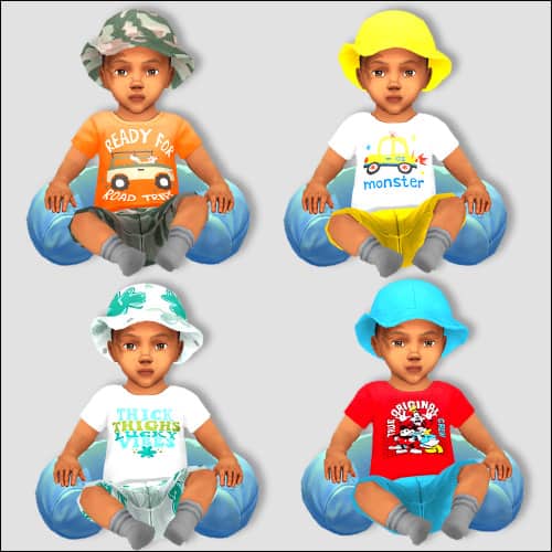 sims 4 infants outfits cc