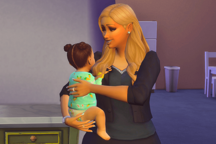 sims 4 less infant hovering mod