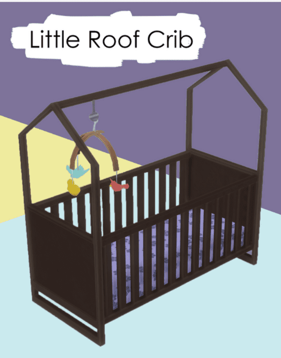 sims 4 little roof crib