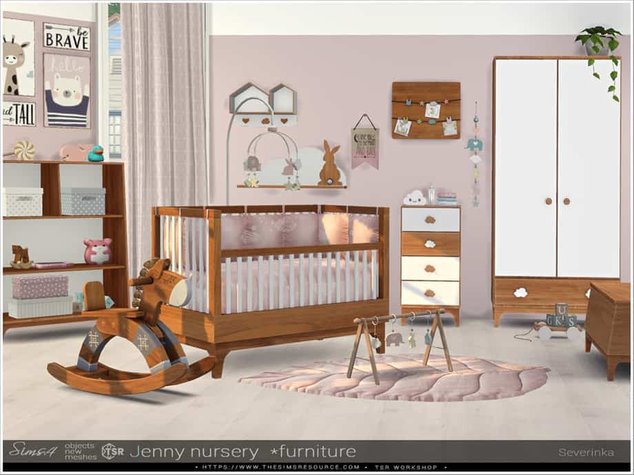 sims 4 nursery furniture cc