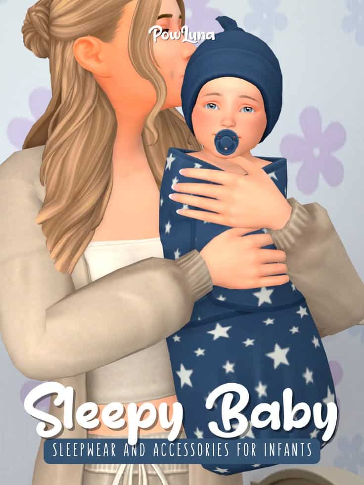 sims 4 sleepy baby cc set