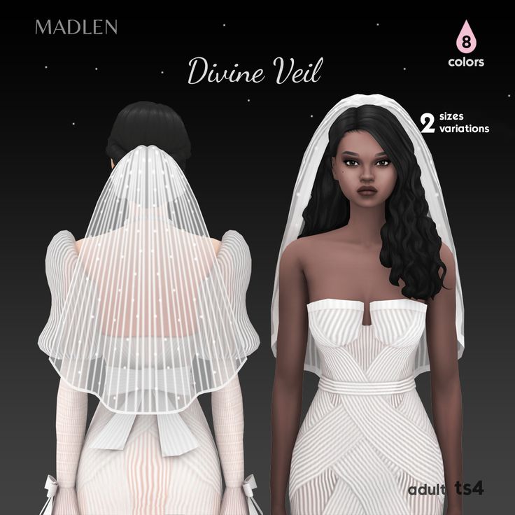 sims 4 wedding veil cc