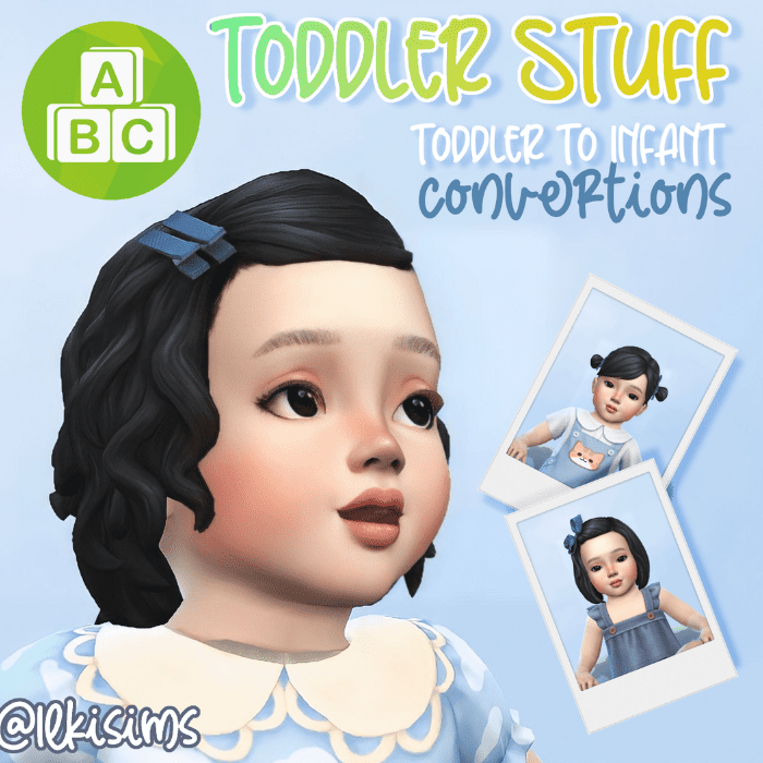 the sims 4 infant hair cc pack