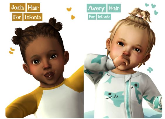 the sims 4 infant hair custom content