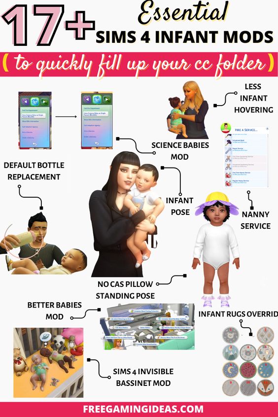 the sims 4 infant mods