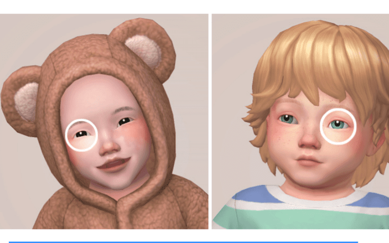 the sims 4 infants eyes