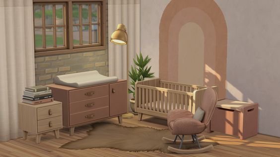 the sims 4 nursery custom content