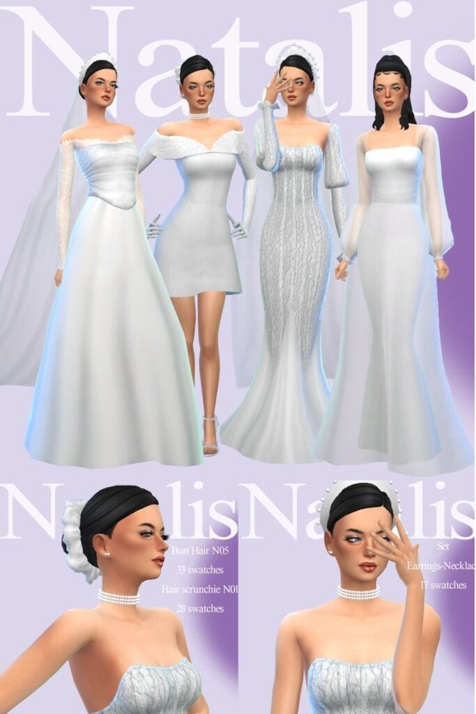 the sims 4 wedding cc set