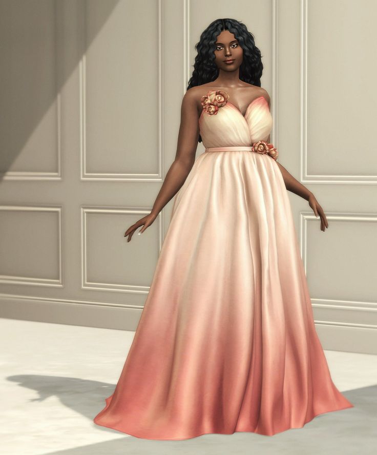 wedding cc dress sims 4