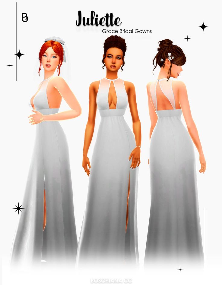 wedding dress cc sims 4