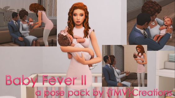 baby fever sims 4 infant pose pack