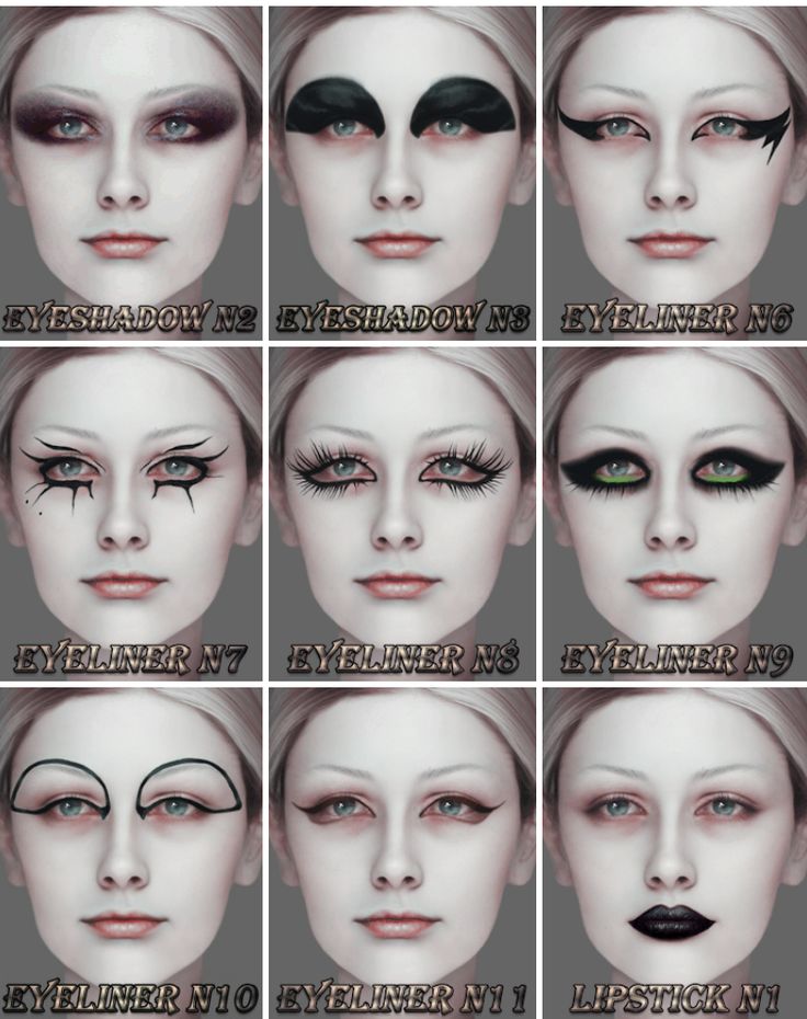 best sims 4 vampire makeup cc