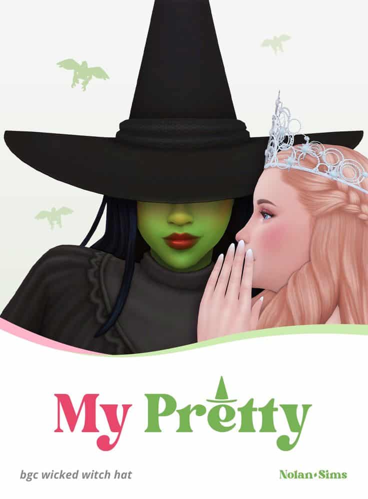 best sims 4 witch cc hat