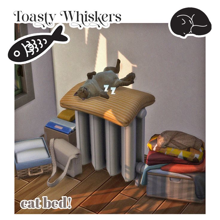 sims 4 cat bed cc