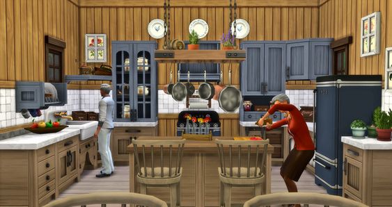 sims 4 cottage kitchen cc pack