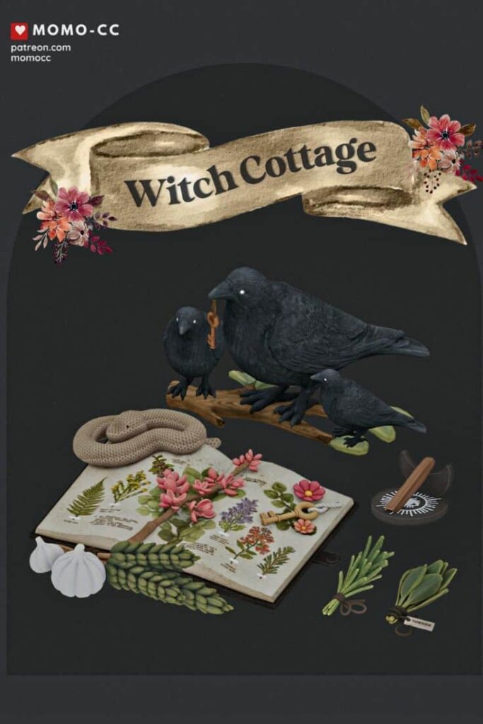 sims 4 cottagecore clutter