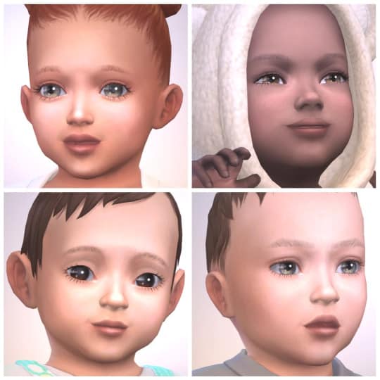 sims 4 infant 3d lashes