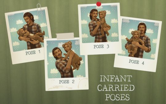 sims 4 infant carried poses