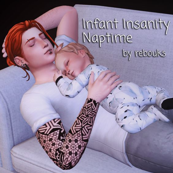 sims 4 infant naptime poses