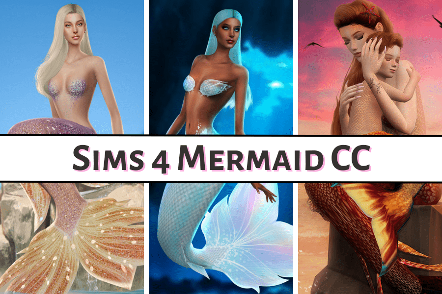 35+ Amazing Sims 4 Mermaid CC (Hair, Tails, Scales, & More)