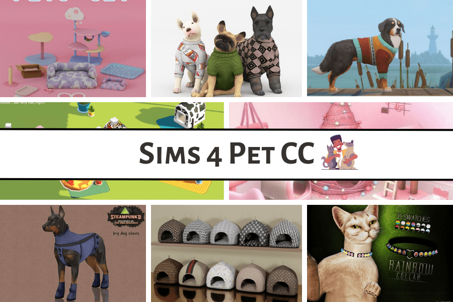 Sims 4 Pet CC: 41 Maxis Match Pets (Bed, Furniture, and More!)