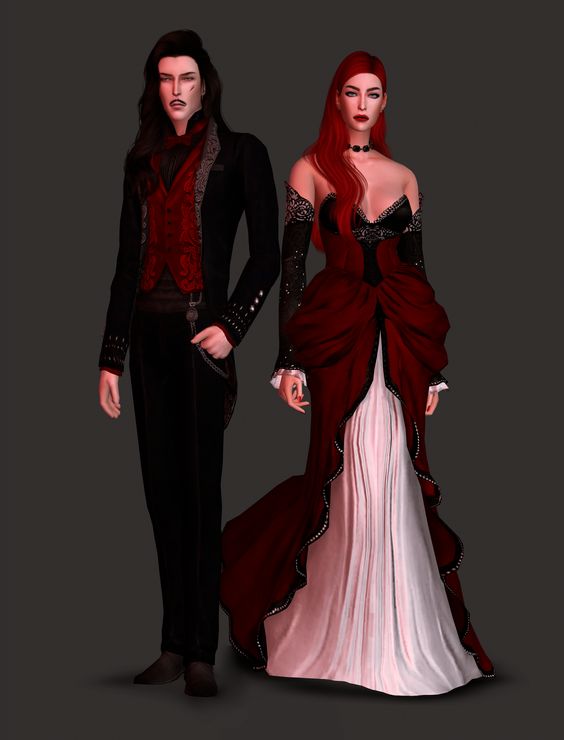 sims 4 vampire cc clothes