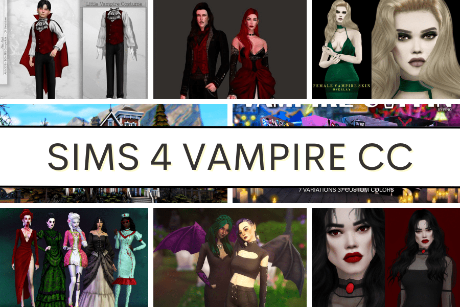 49+ Amazing Sims 4 Vampire CC To Fill Up Your CC Folder