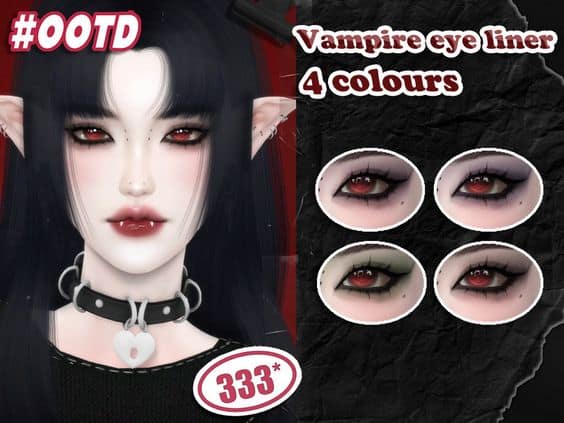 sims 4 vampire eyeliner cc
