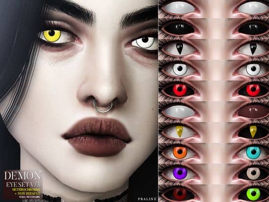sims 4 vampire eyes maxis match
