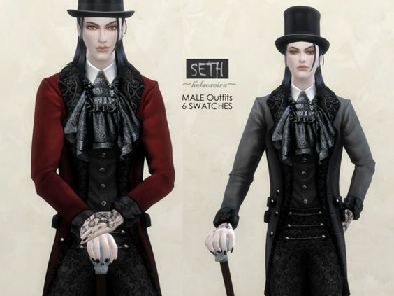 sims 4 vampire male clothes