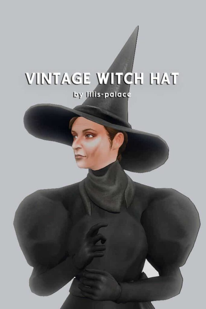 sims 4 vintage witch hat