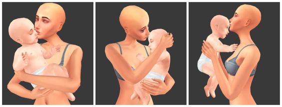 the sims 4 infant pose pack