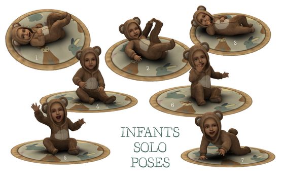 the sims 4 infant solo poses