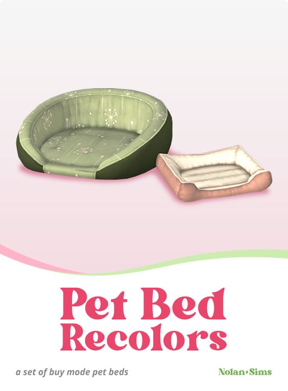 the sims 4 pet bed