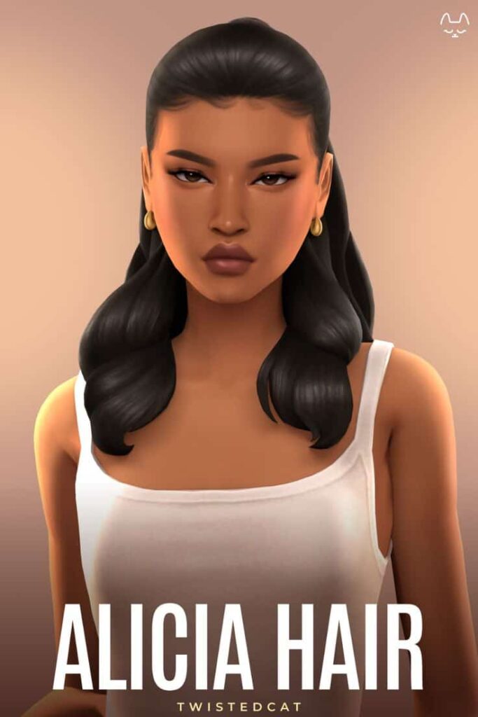 alicia hair cc sims 4